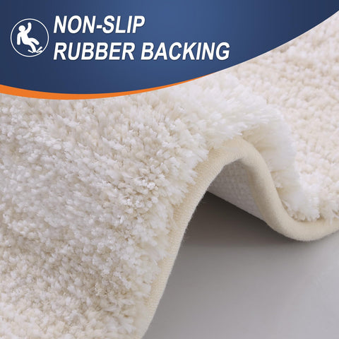 OLANLY mat next to bare feet showing scale and soft cushioning benefit