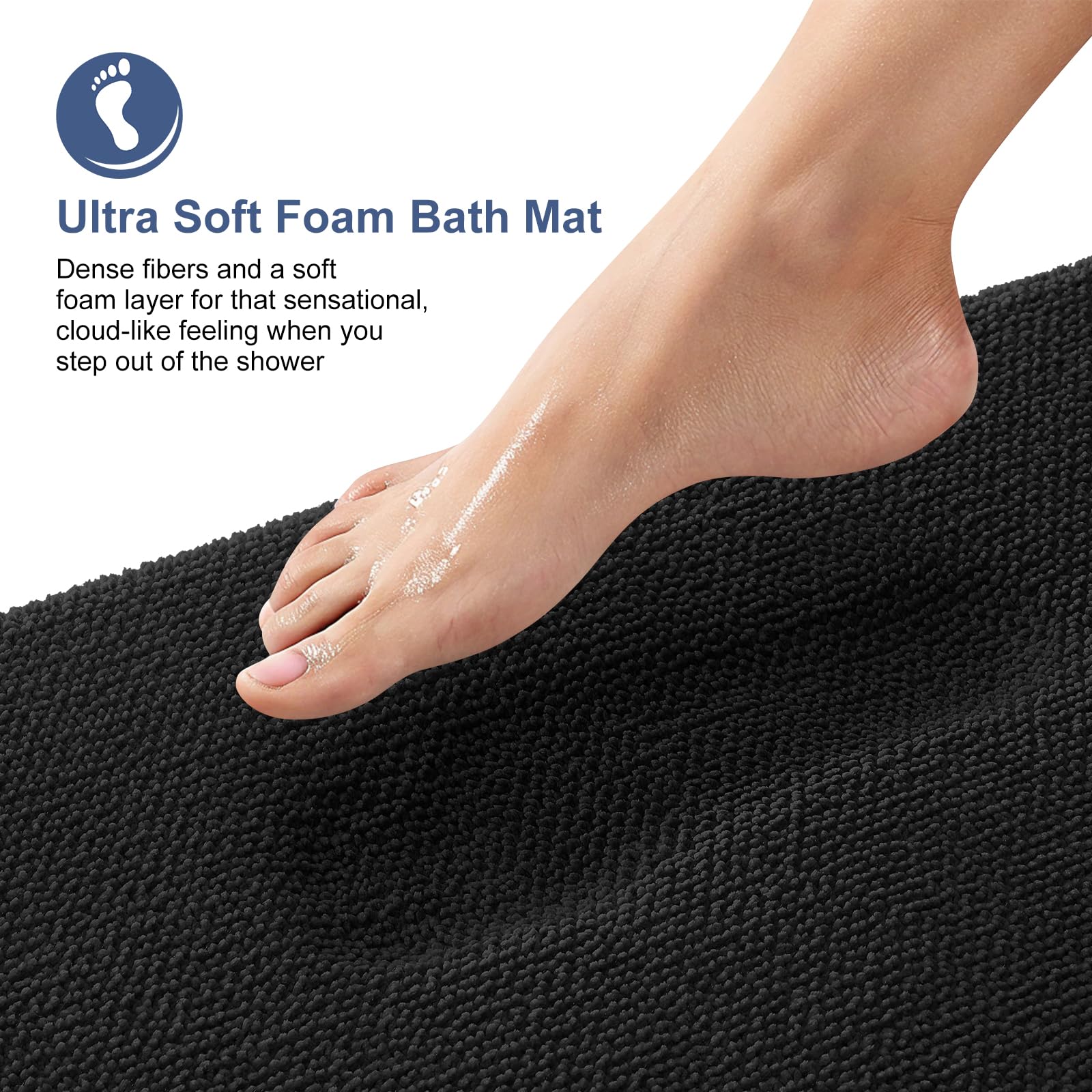 OLANLY close-up of bright-velvet texture highlighting plush surface for softer steps