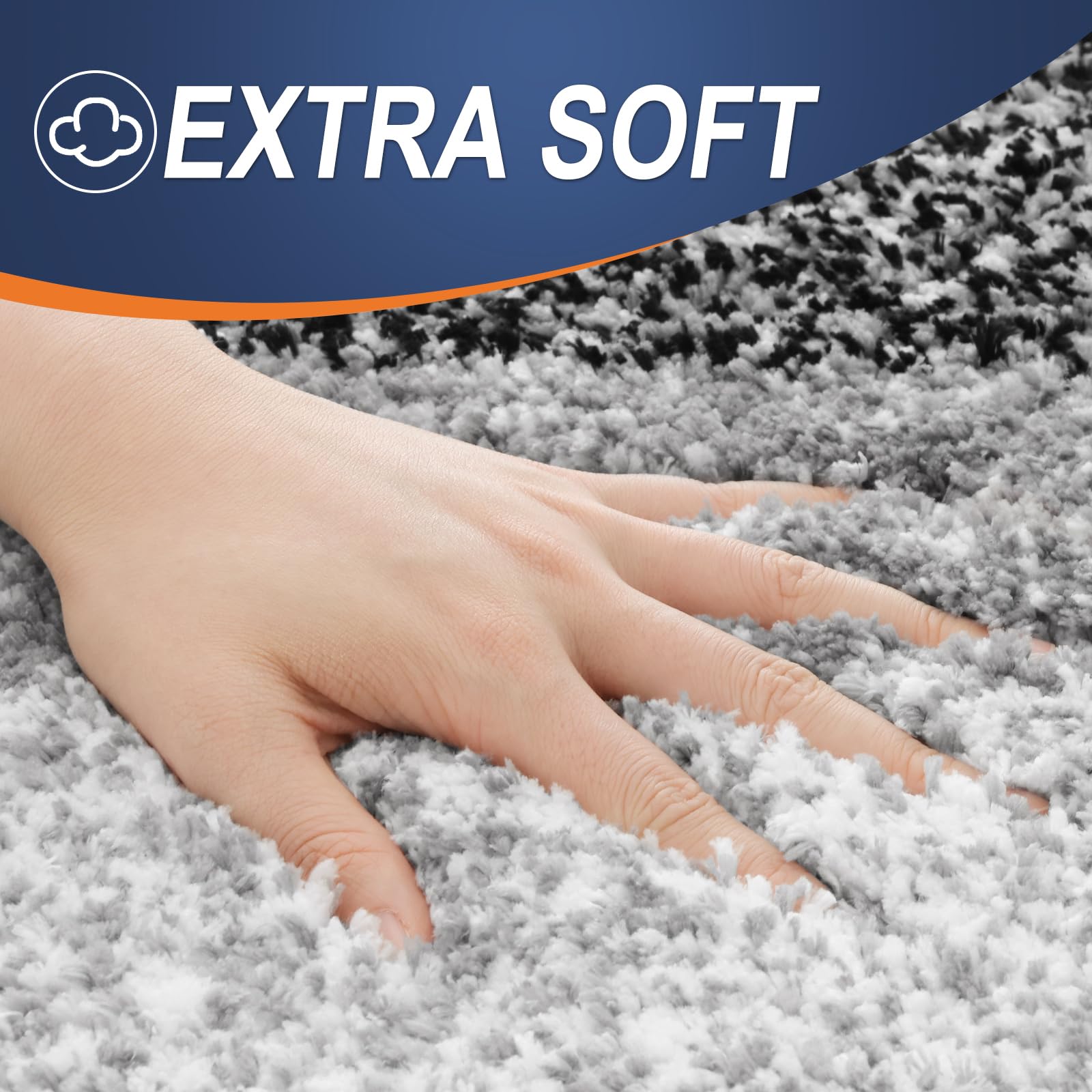 OLANLY textured TP rubber backing close-up showing secure floor traction