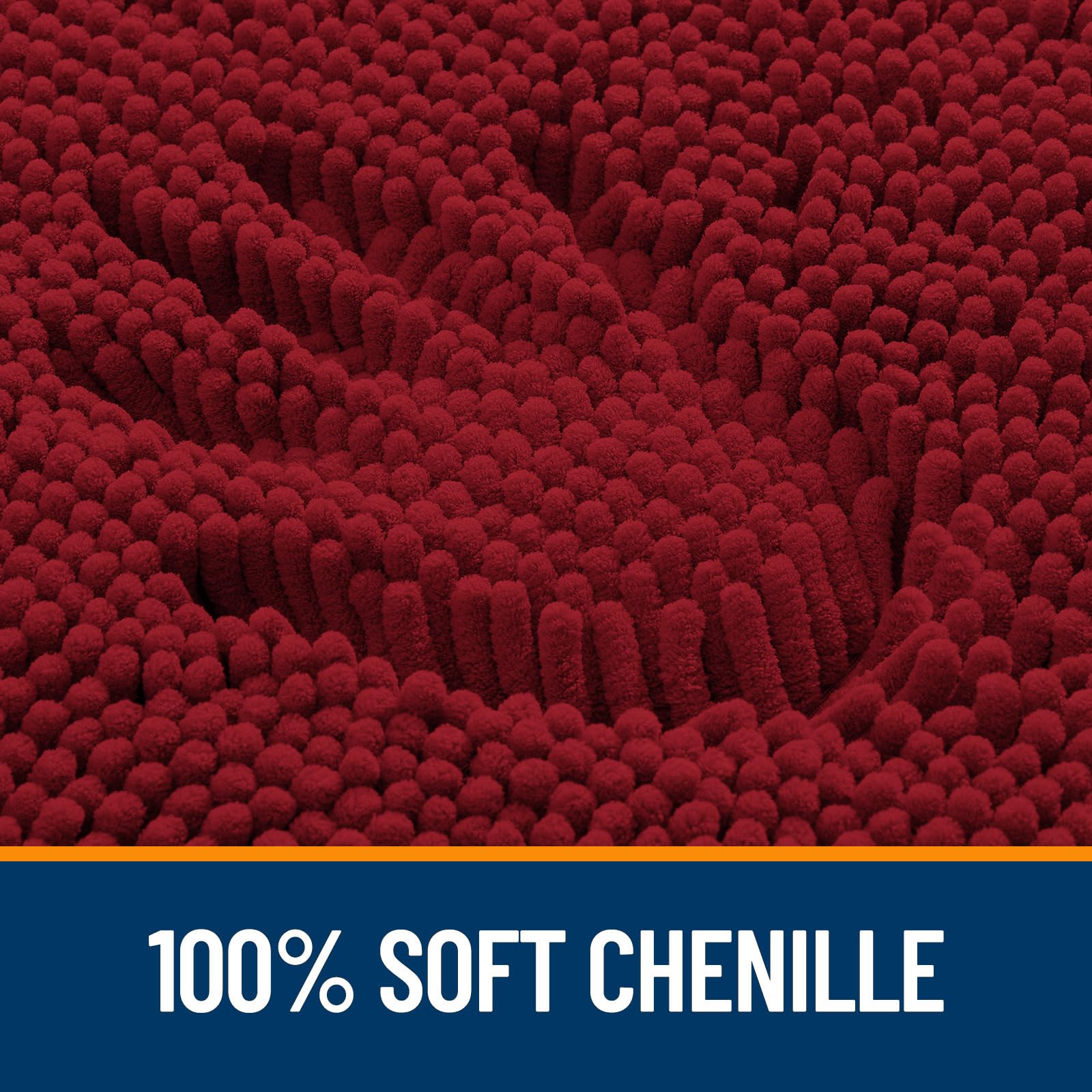 OLANLY textured TPR backing detail demonstrating slip-resistant grip benefit