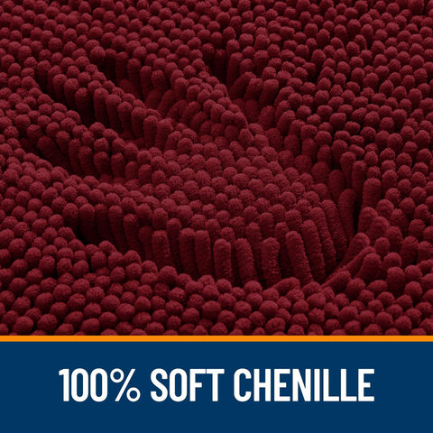 OLANLY textured TPR rubber backing detail demonstrating strong non-slip grip