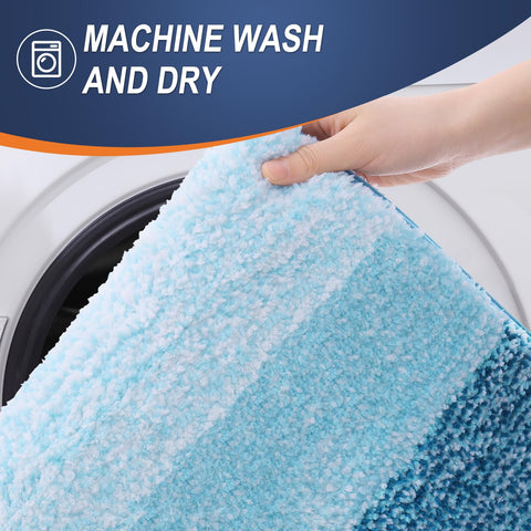 OLANLY mat hanging to dry after machine wash for easy care
