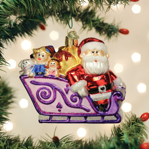 Old World Christmas ornament in gift-ready packaging demonstrating presentable holiday gifting