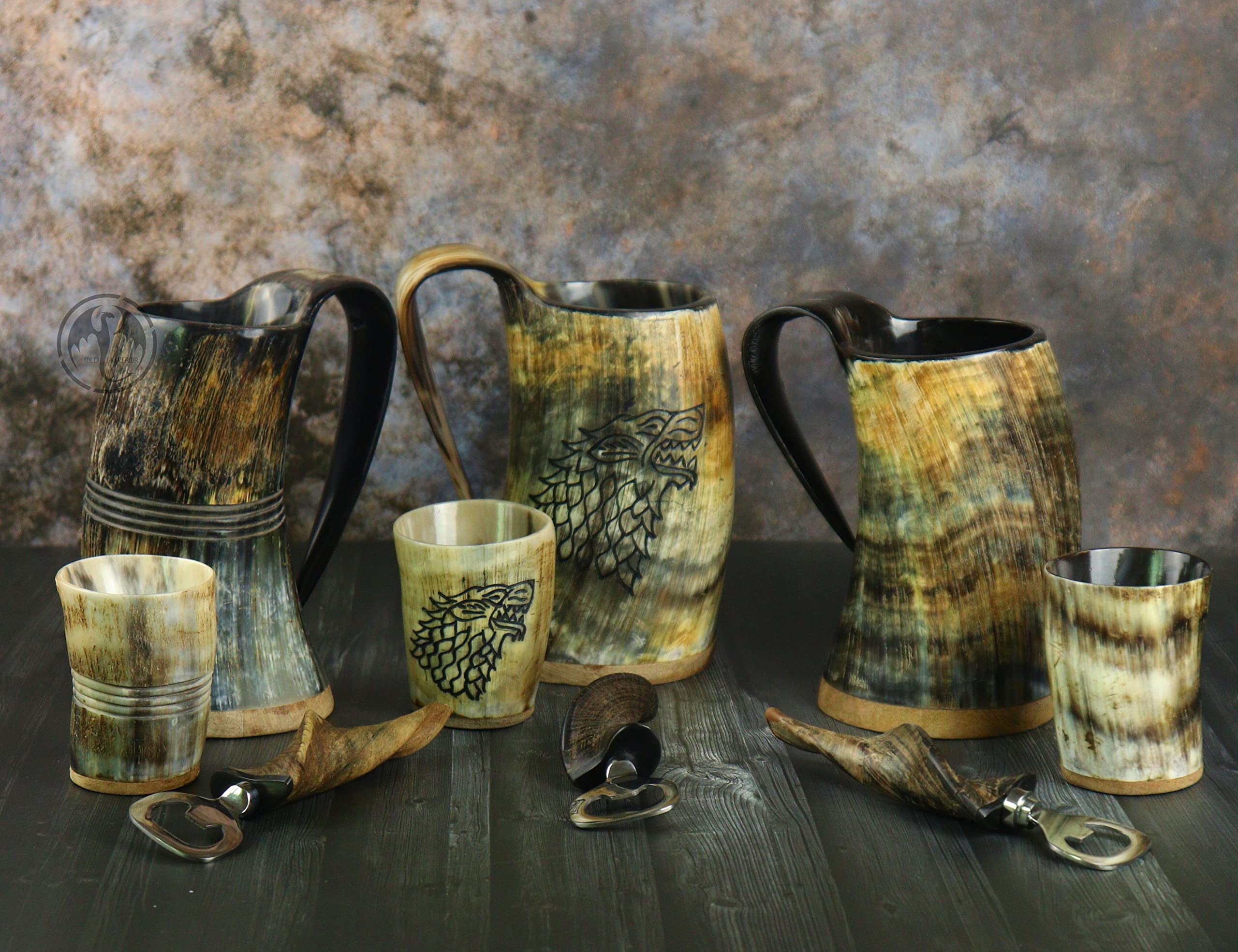 OLDEMPEROR gift bag and mug together ready for gifting and protection