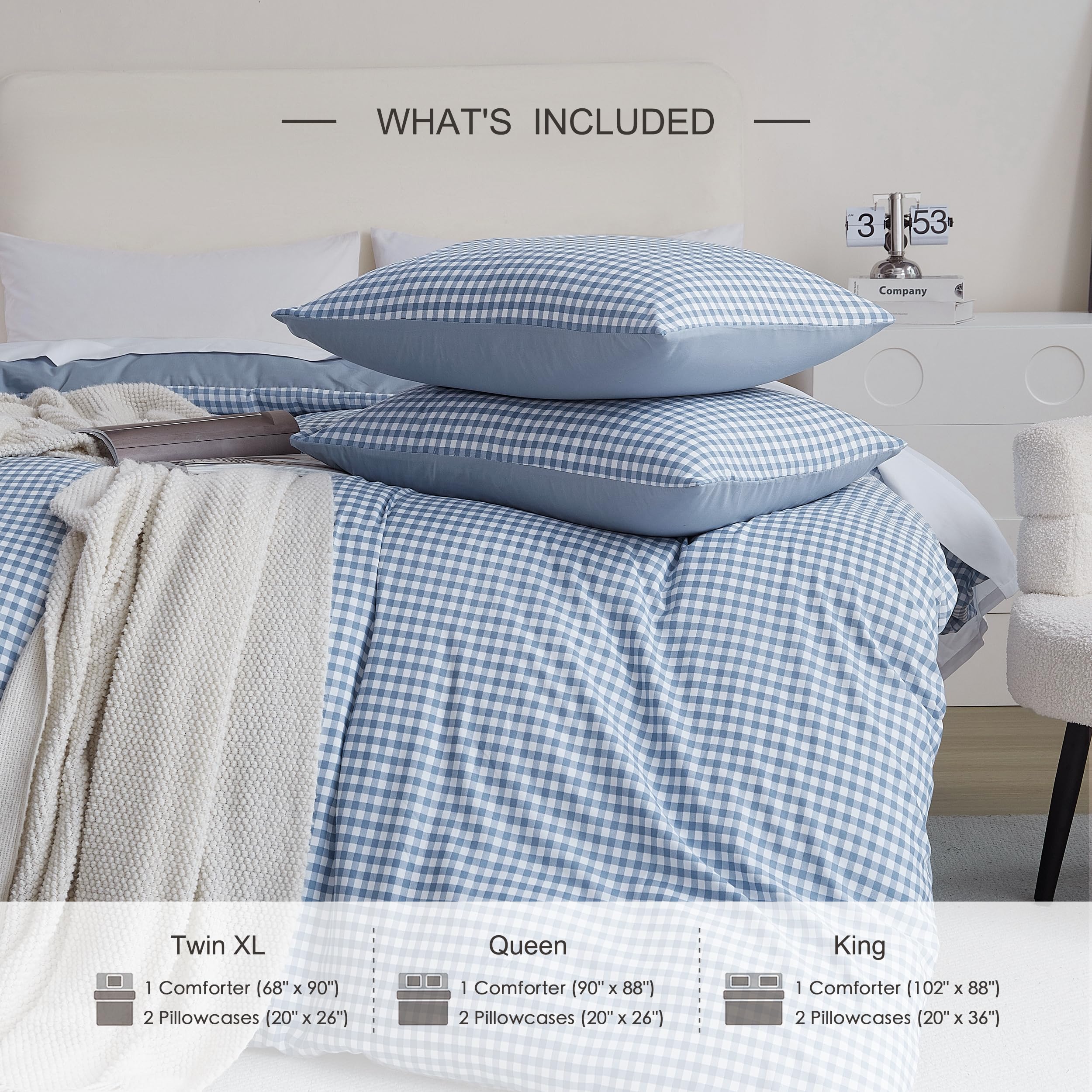 Oli Anderson lifestyle shot on a styled bed demonstrating how the set updates a room