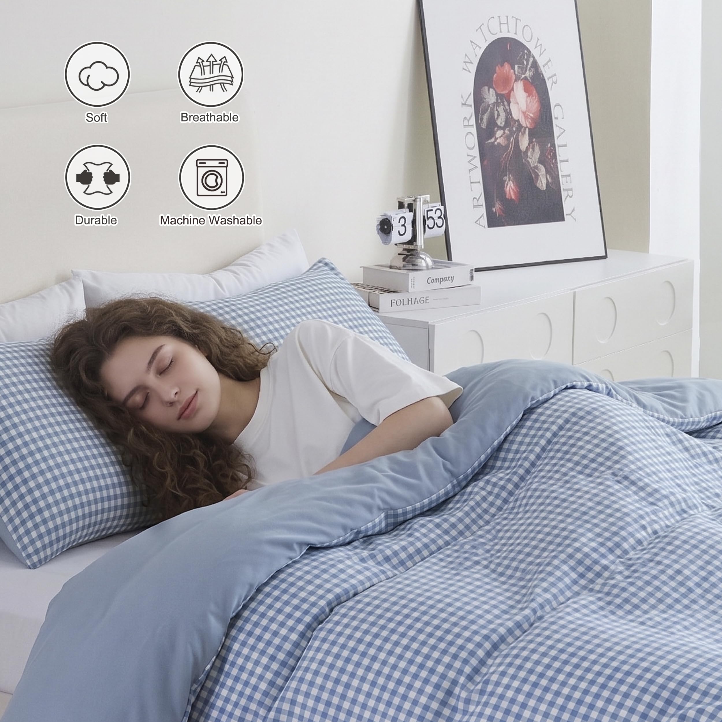 Oli Anderson pillowcase detail showing stitched edge and durable finish for everyday use