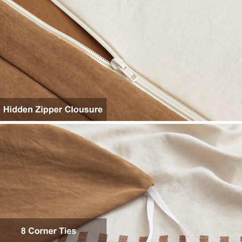 Oli Anderson two pillowcases laid flat matching duvet for coordinated bedside styling