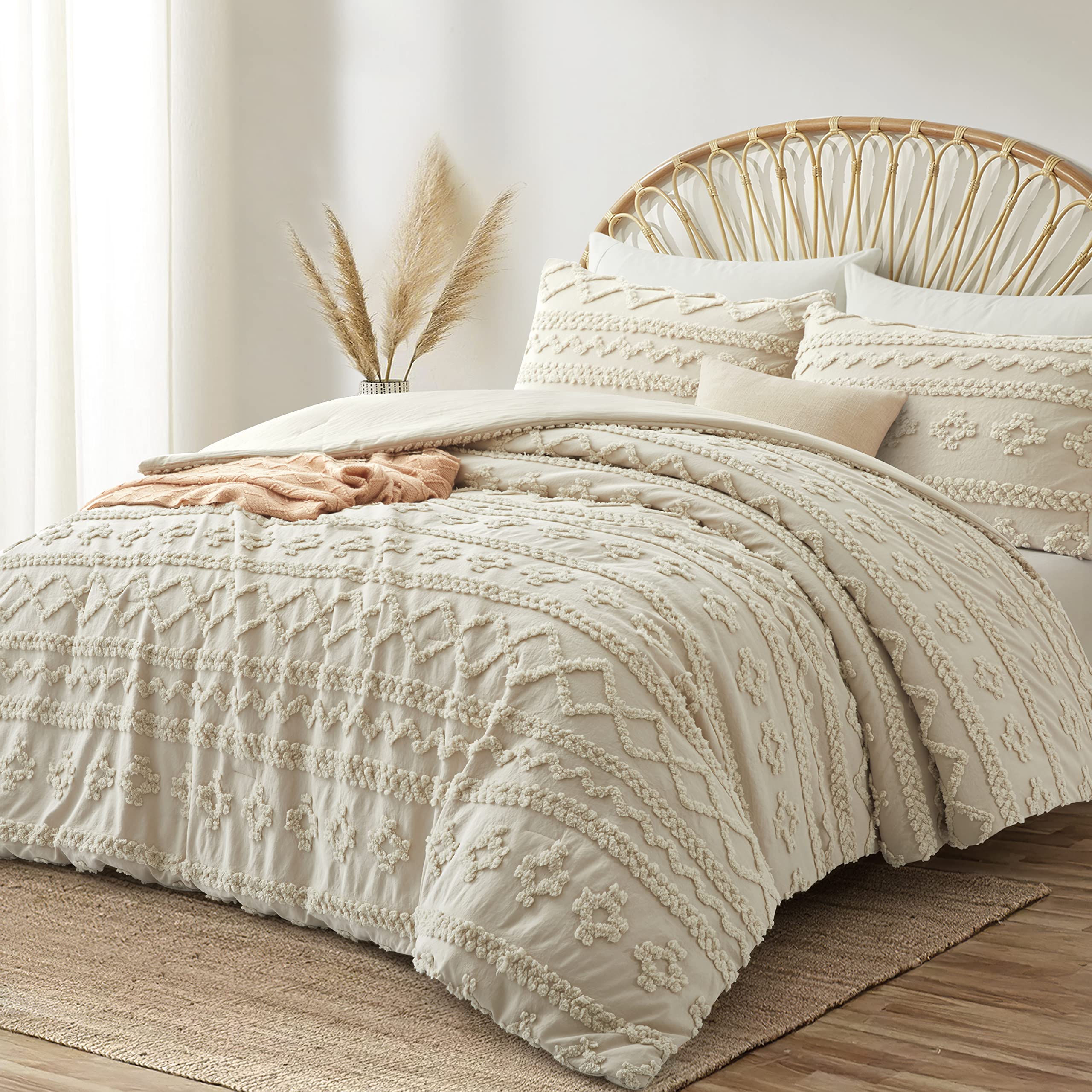 Oli Anderson close-up of tufted geometry highlighting texture and crafted detail