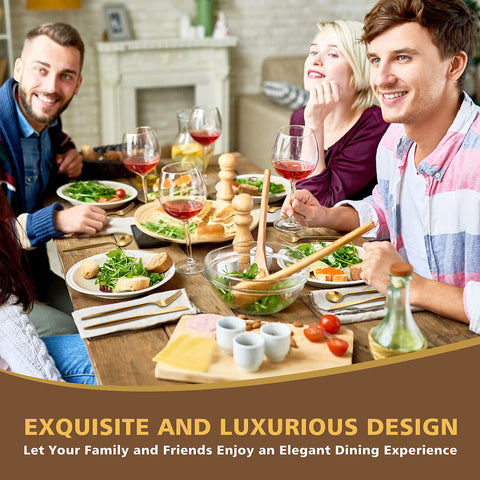 Oliviola flatware on a styled dinner table showing ambiance benefit: enhances special occasion settings