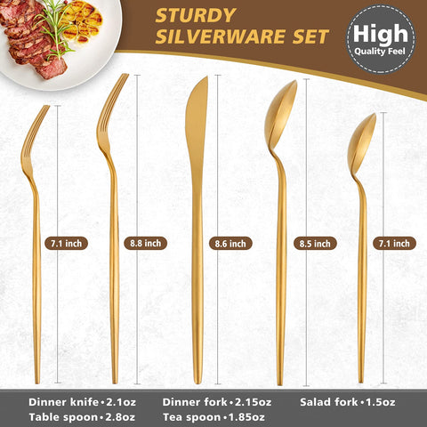 Oliviola close-up of fork spoon and knife showing smooth edges benefit: comfortable, safe dining