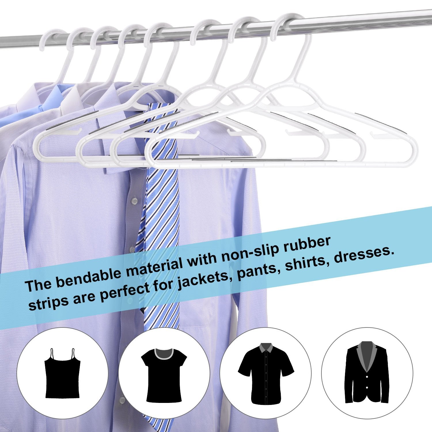 Ollieroo integrated pant bar and clips detail, secures pants and skirts
