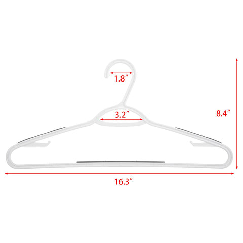 Ollieroo stacked hangers showing thin profile, maximize hanging capacity