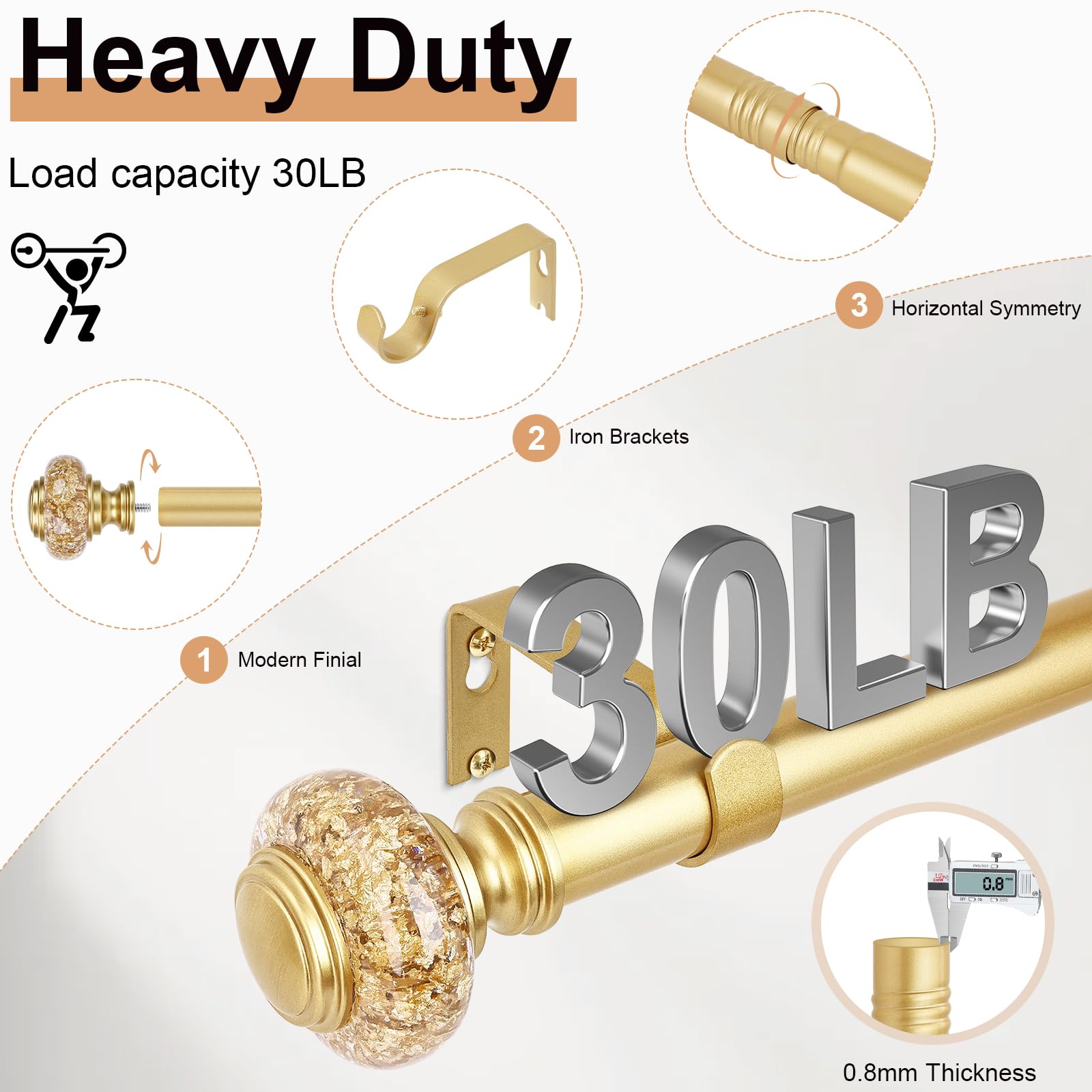 OLV rod texture detail showing smooth finish and snag-free glide benefit
