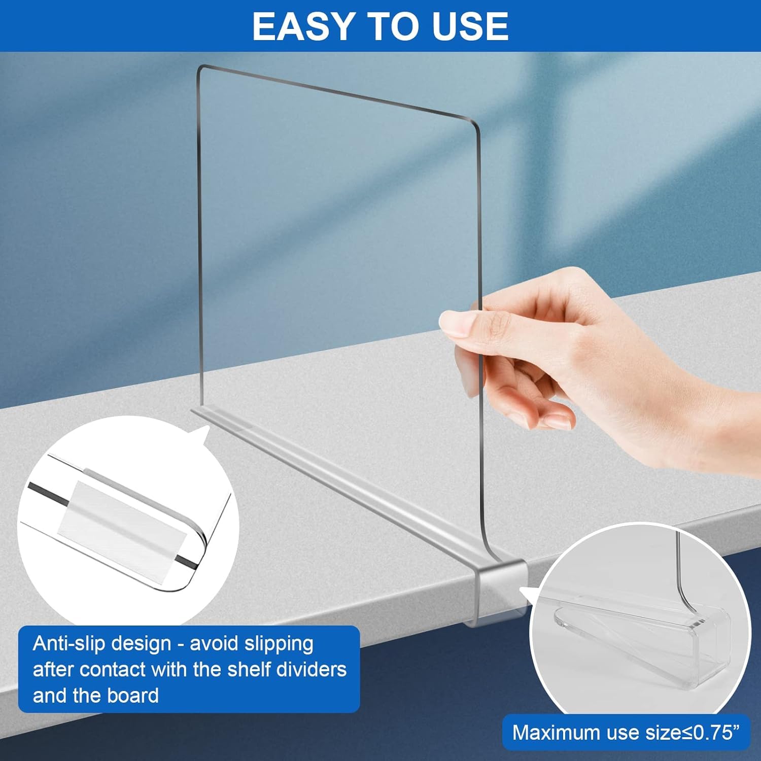 OMGelic dividers used in entryway creating tidy, visible storage zones