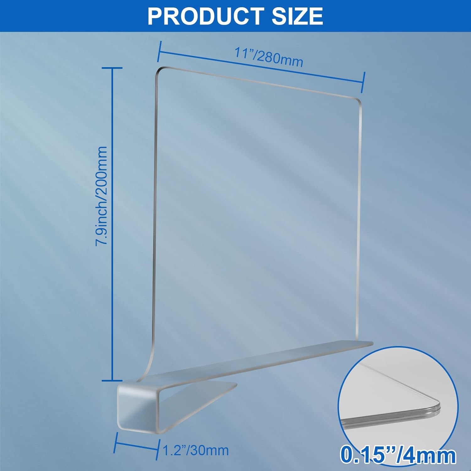 OMGelic non-slip base detail providing secure shelf grip