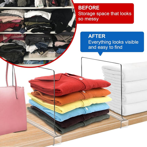 OMGelic dividers organizing handbags to prevent tipping and damage