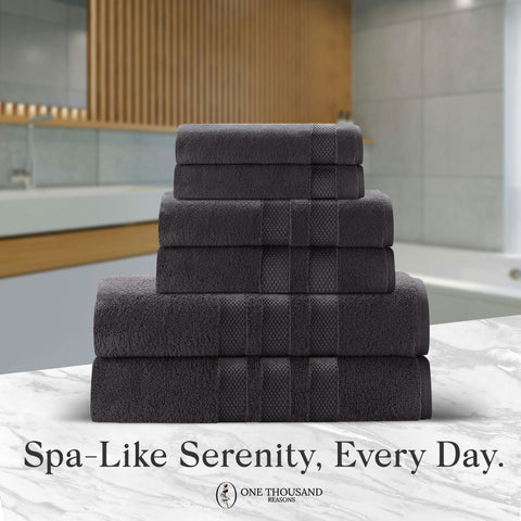 One Thousand Reasons towel absorbing water from hand showing high absorbency benefit