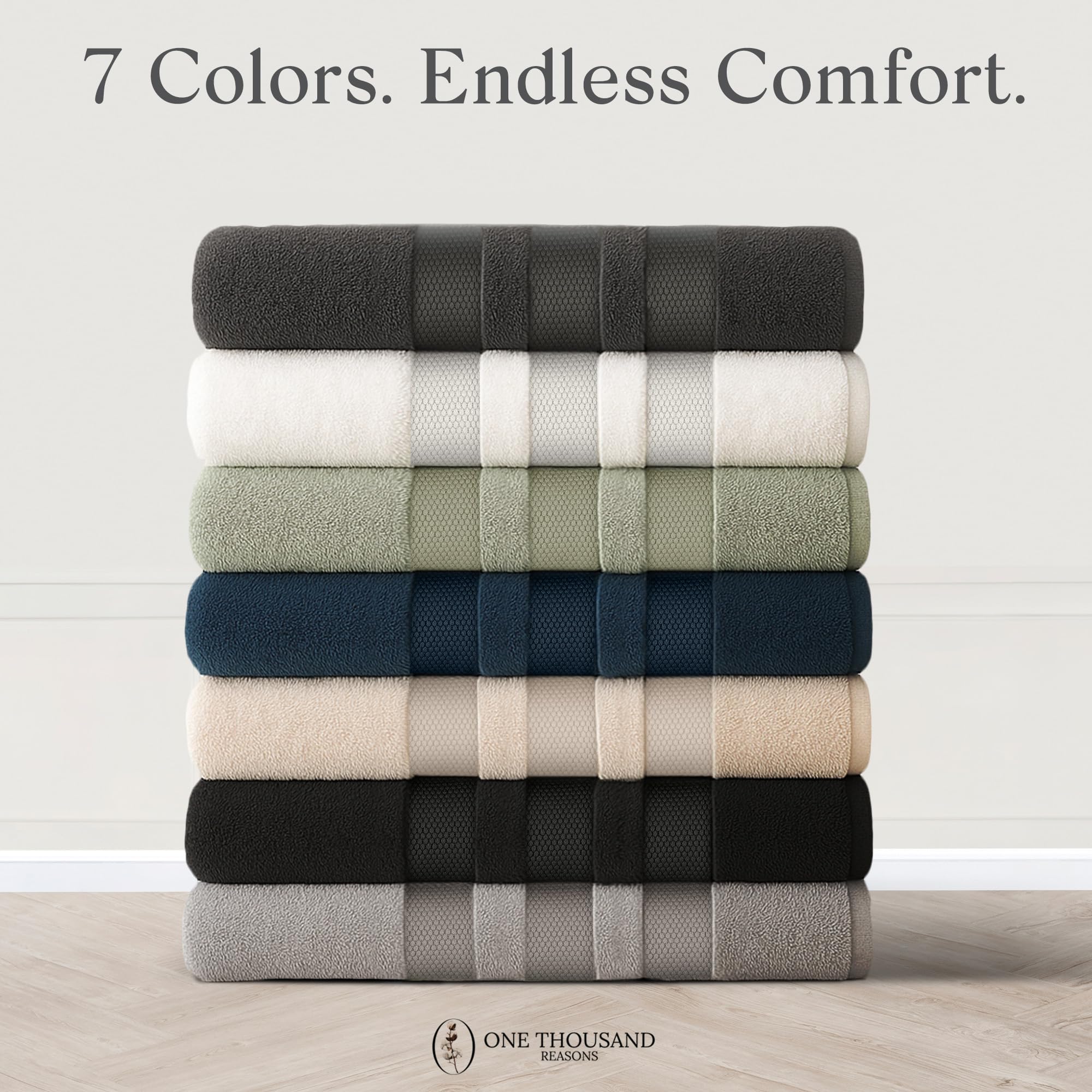 One Thousand Reasons towels packed in a gym bag showing travel-ready convenience benefit