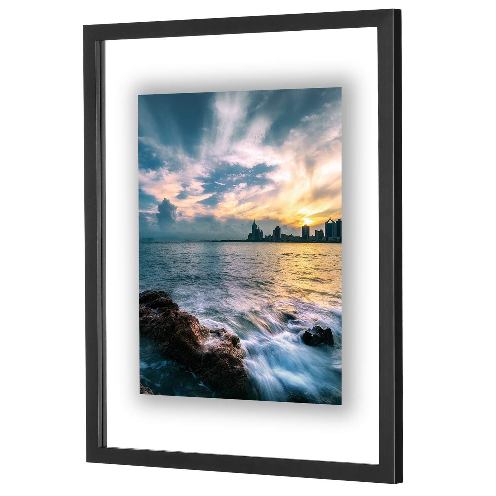 ONE WALL front view displaying photo with floating effect and clean modern look