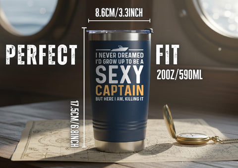 Onebttl placed on dock beside boat illustrating outdoor-ready convenience