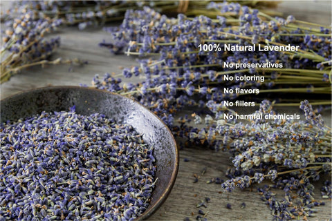 OneDove close-up ultra blue lavender buds reveal vibrant color and aroma benefit