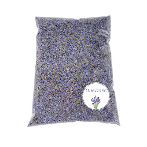 OneDove front packaging shows sealed 2 lb bag and fresh lavender scent benefit