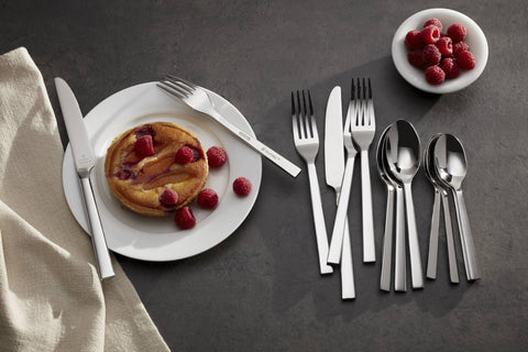 Oneida Chef's Table on a laid table showing versatility and casual dining appeal