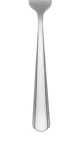 Oneida Gable flatware on table in meal setting demonstrating durability and style