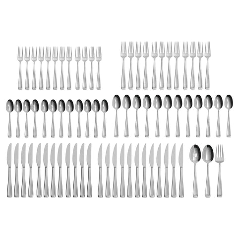 Oneida Moda full place setting demonstrating coordinated table presentation