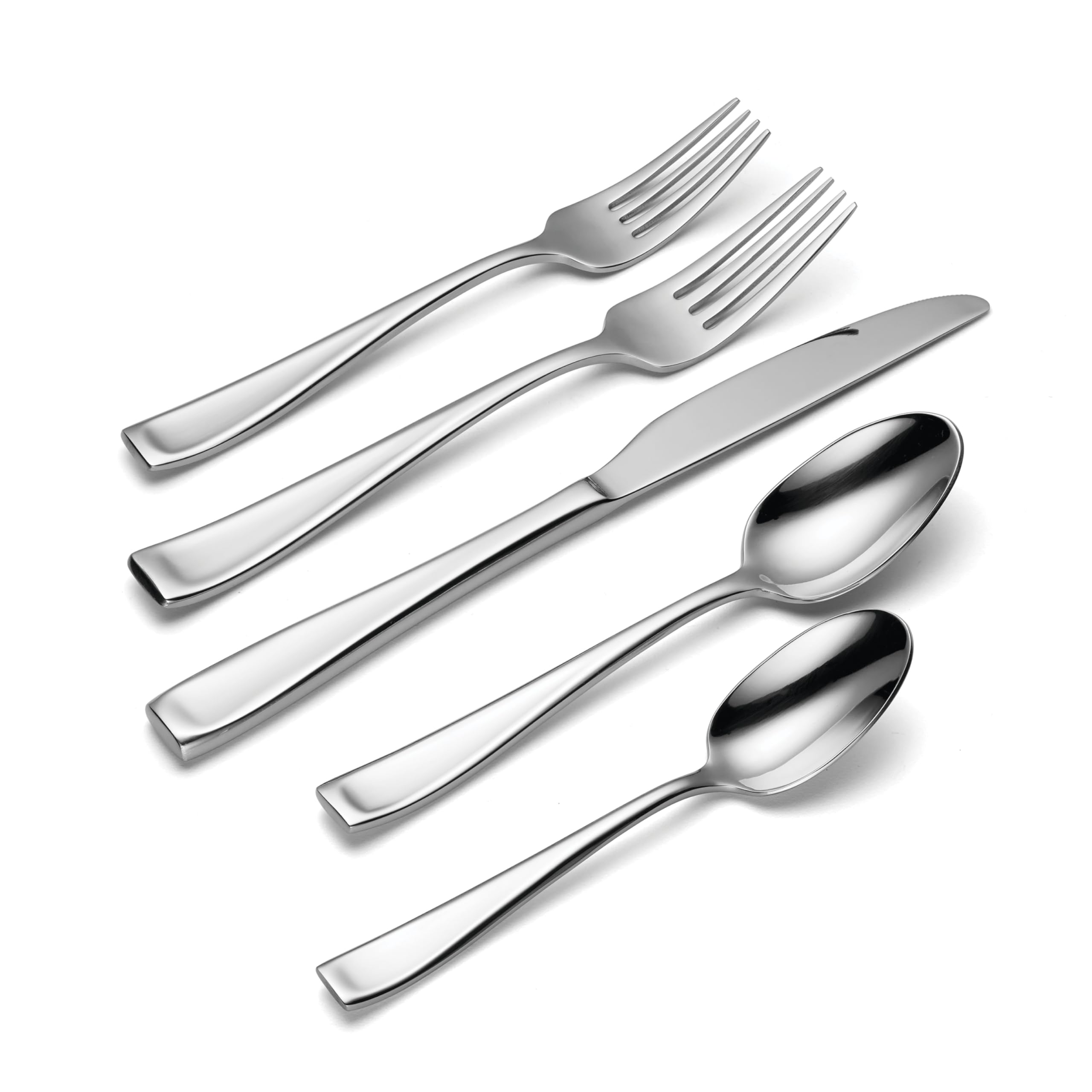 Oneida Moda handle close-up highlighting ergonomic grip and refined look