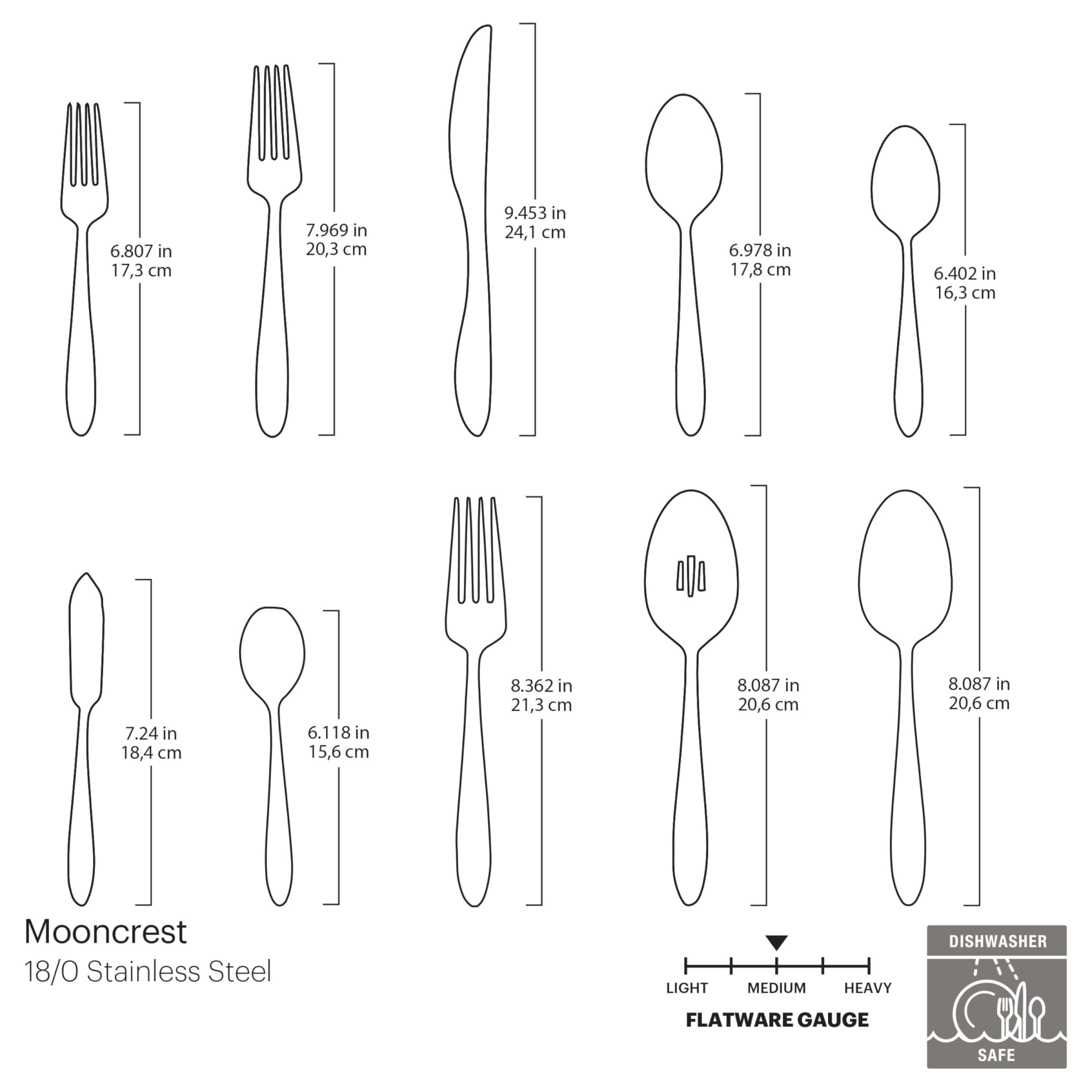 Oneida Mooncrest plated place setting showing cohesive look for everyday meals