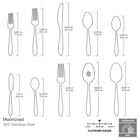 Oneida Mooncrest plated place setting showing cohesive look for everyday meals