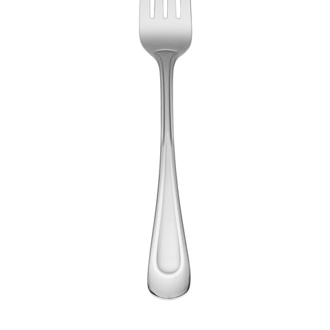 Oneida dinner knife profile highlighting curved handle for comfortable grip