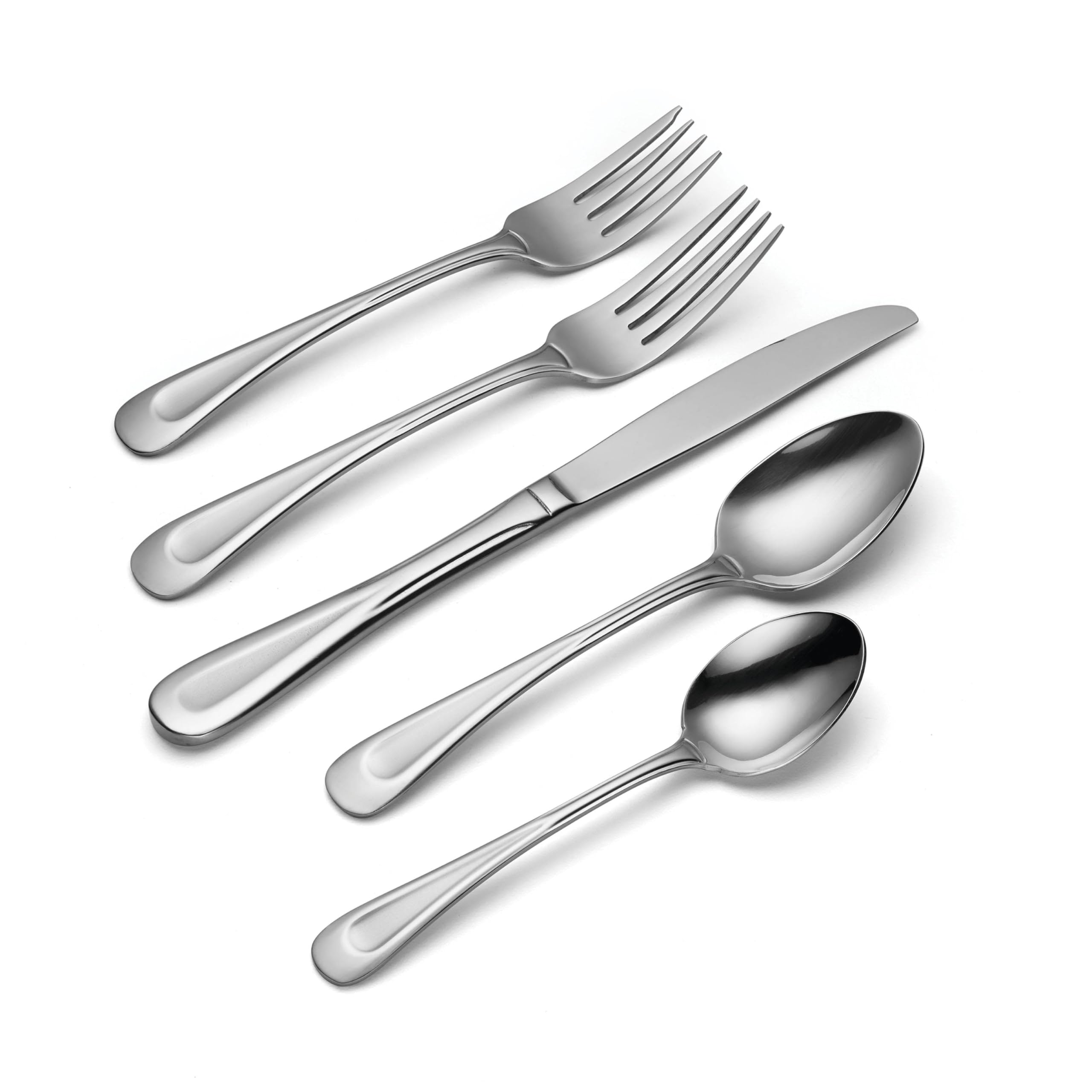 Oneida serving set detail showing serving spoon and fork for easy buffet service