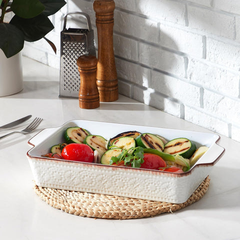 ONEMORE casserole on dining table in styled setting enhancing presentation and serving