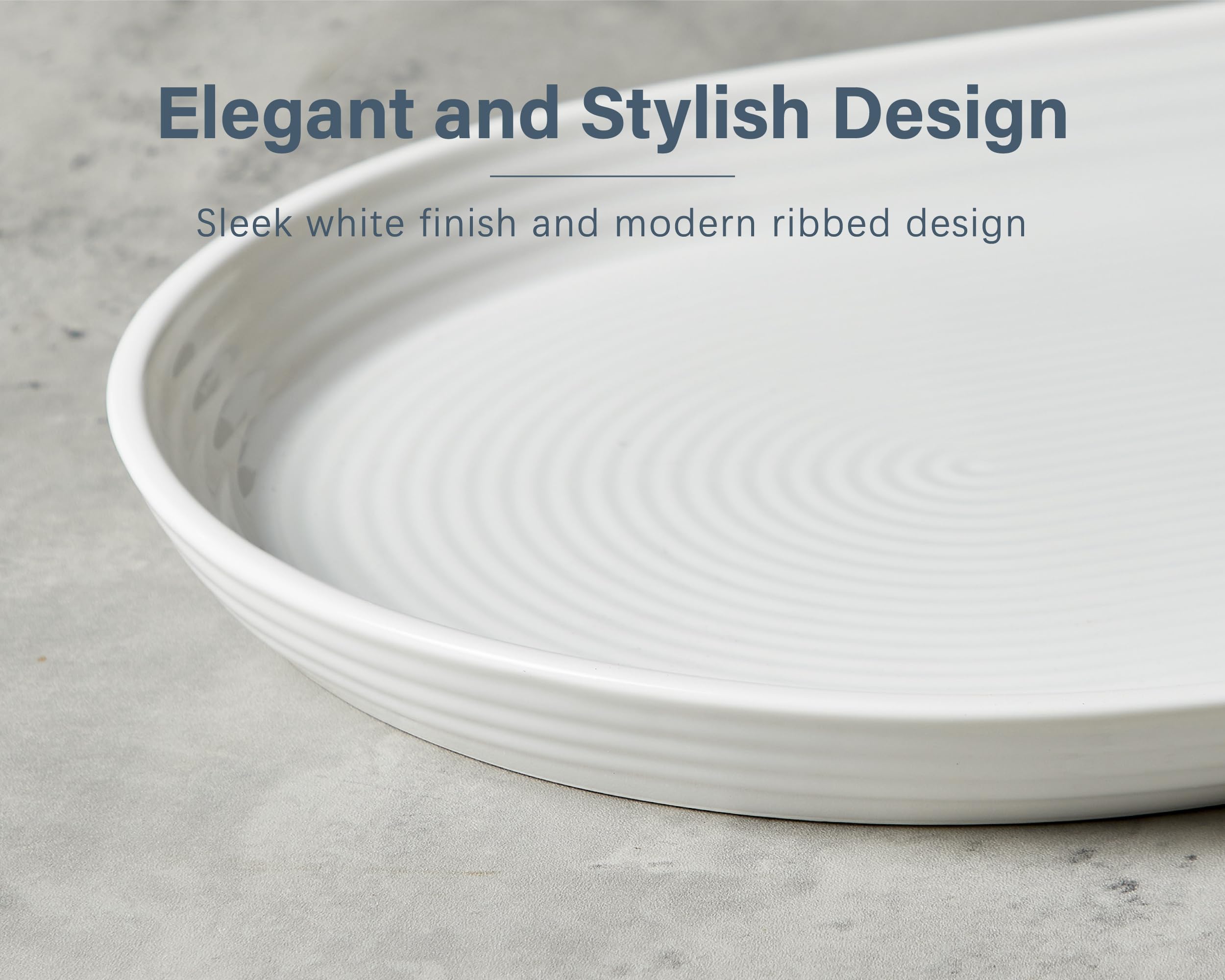ONEMORE close-up of smooth porcelain glaze showing easy-to-clean surface