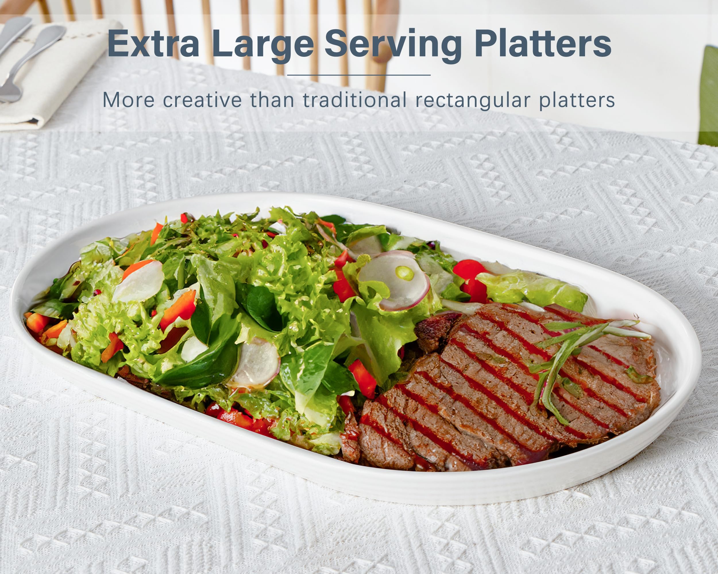 ONEMORE side profile highlighting deep rim and sturdy thickness for secure serving
