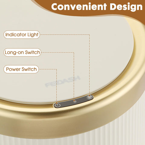 onlcuk close-up of motion sensor showing sensing area benefit hands-free use