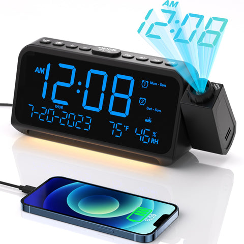 OnLyee front display showing clear time and temperature for quick reference