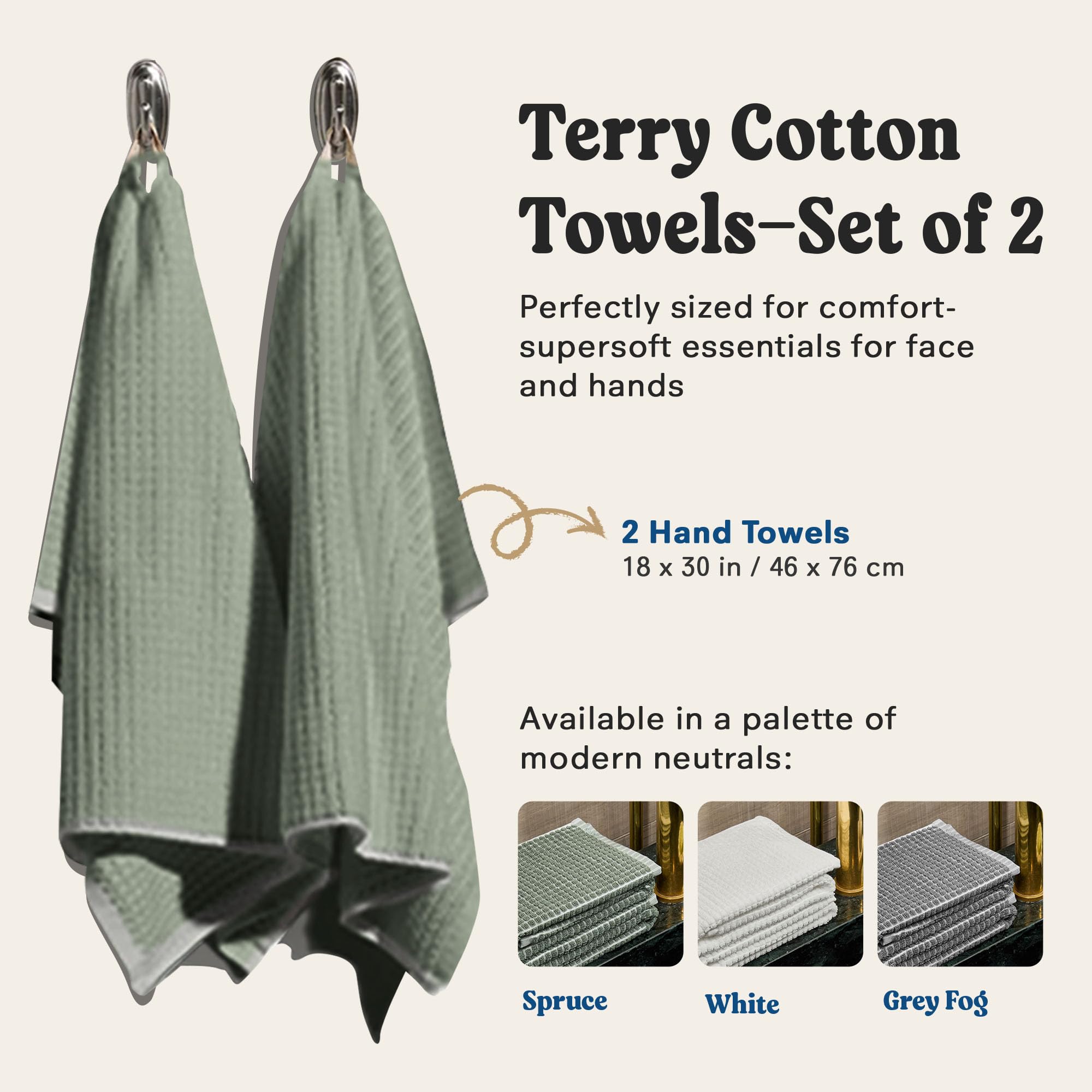 ONSEN towel in bathroom lifestyle setting showing fast-dry readiness and neat look