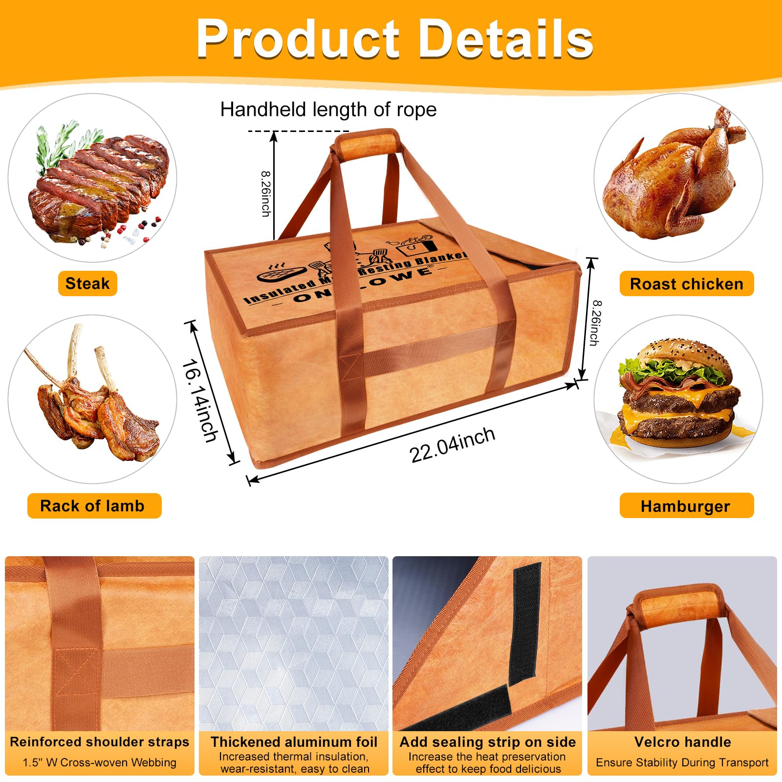 Onslowe blanket next to grill in yard showing convenience for outdoor cooks