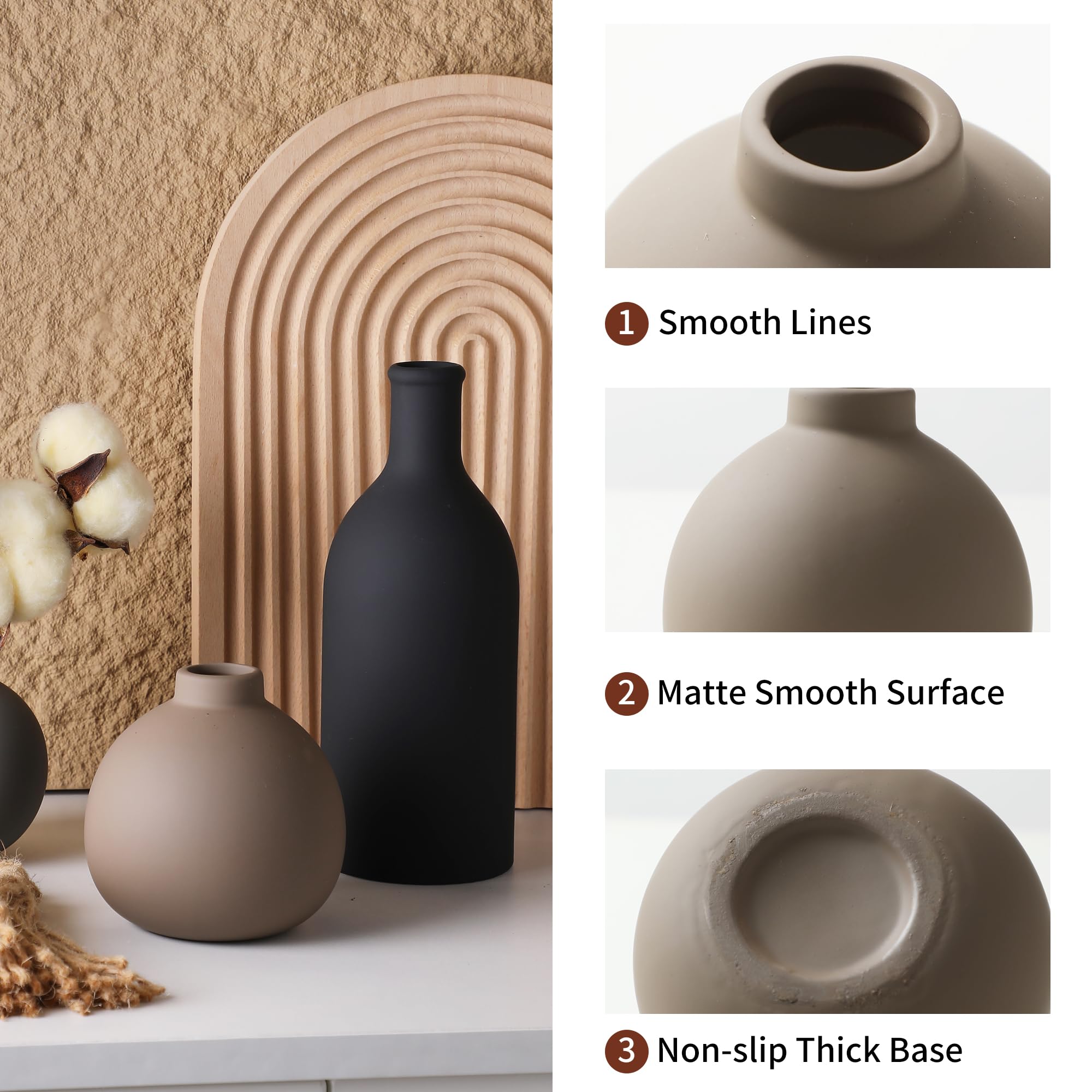 ooit medium vase holding fresh flowers for vibrant focal point on table
