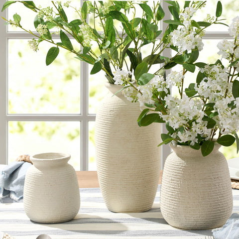 ooit vase holding dried pampas grass for long-lasting display