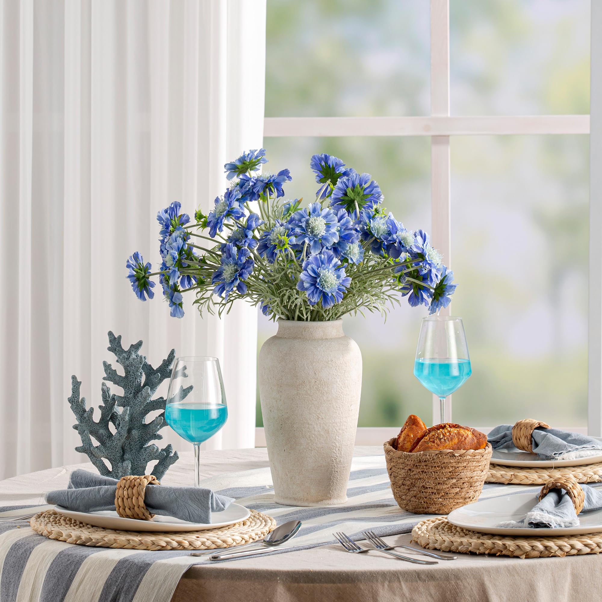 ooit vase styled with pampas grass adding height and natural texture