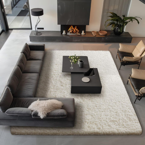 Ophanie rug with child playing illustrating comfort and kid-friendly surface