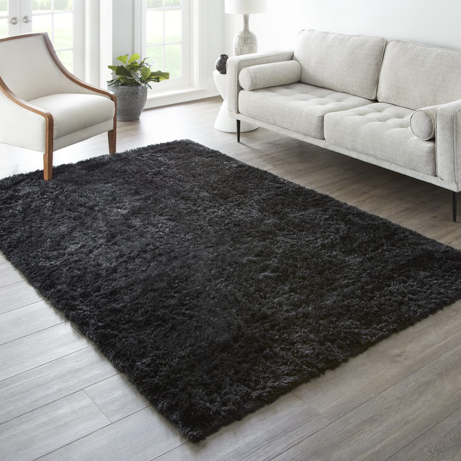 Ophanie rug with children playing to show comfort and family-friendly softness