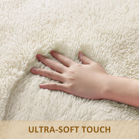 Ophanie close-up of shag pile texture highlighting soft, velvety comfort