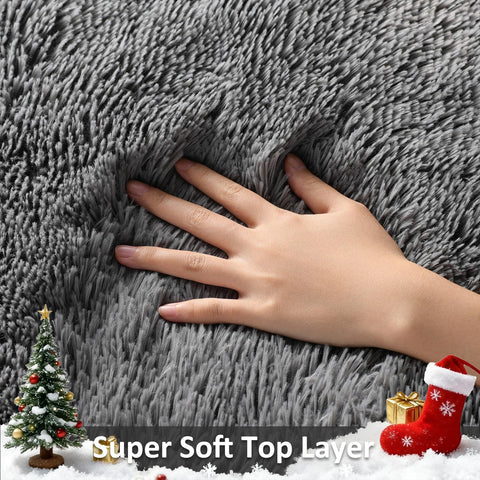 Ophanie close-up of dense shag texture highlighting softness and comfort