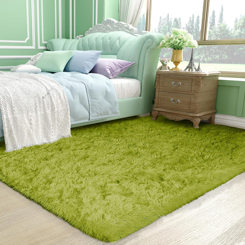 Ophanie rug in a dorm showing scale and budget-friendly comfort