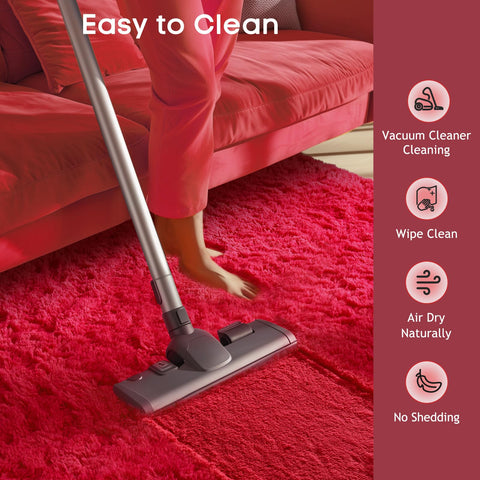 Ophanie folded rug showing thickness and easy storage convenience